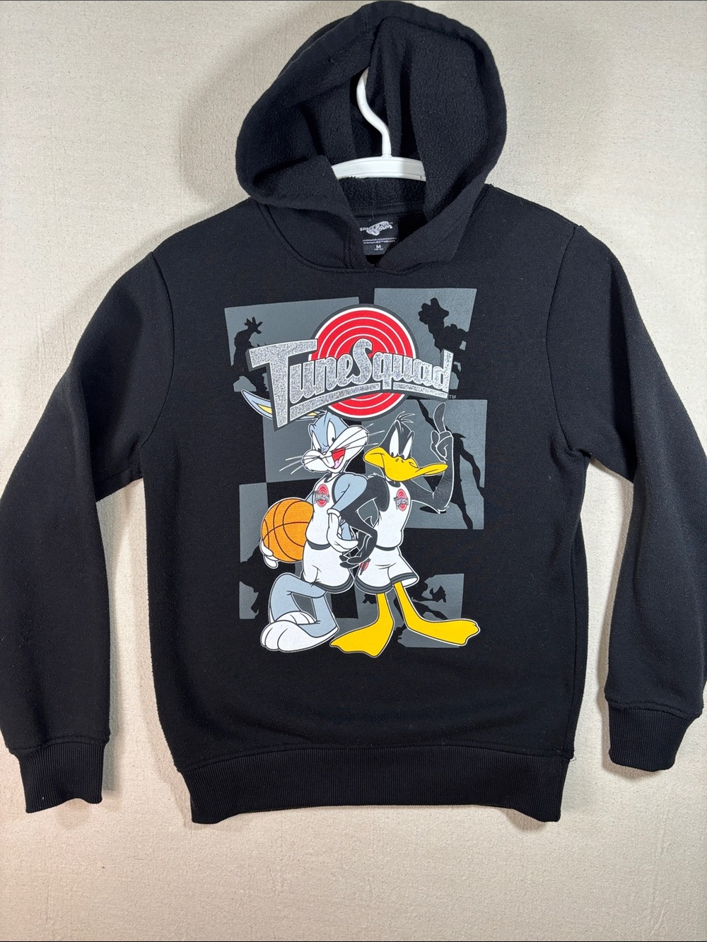 Looney Tunes Tune Squad Kids Black Pullover Hoodie